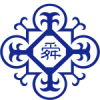 Un logo bleu FLANGE sur fond HEX NUT.